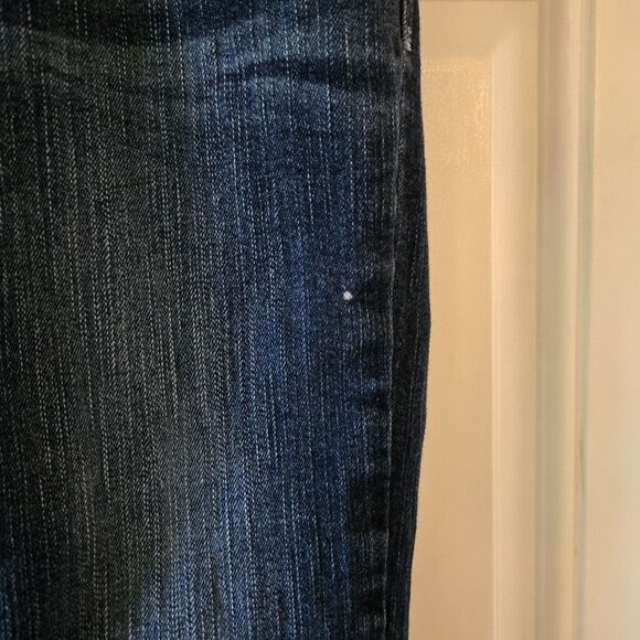 Ariya Jeans Junior 5/6 Embroidered denim blue Bootcut 30x32 Bling Y2K Low-Rise - Picture 9 of 12